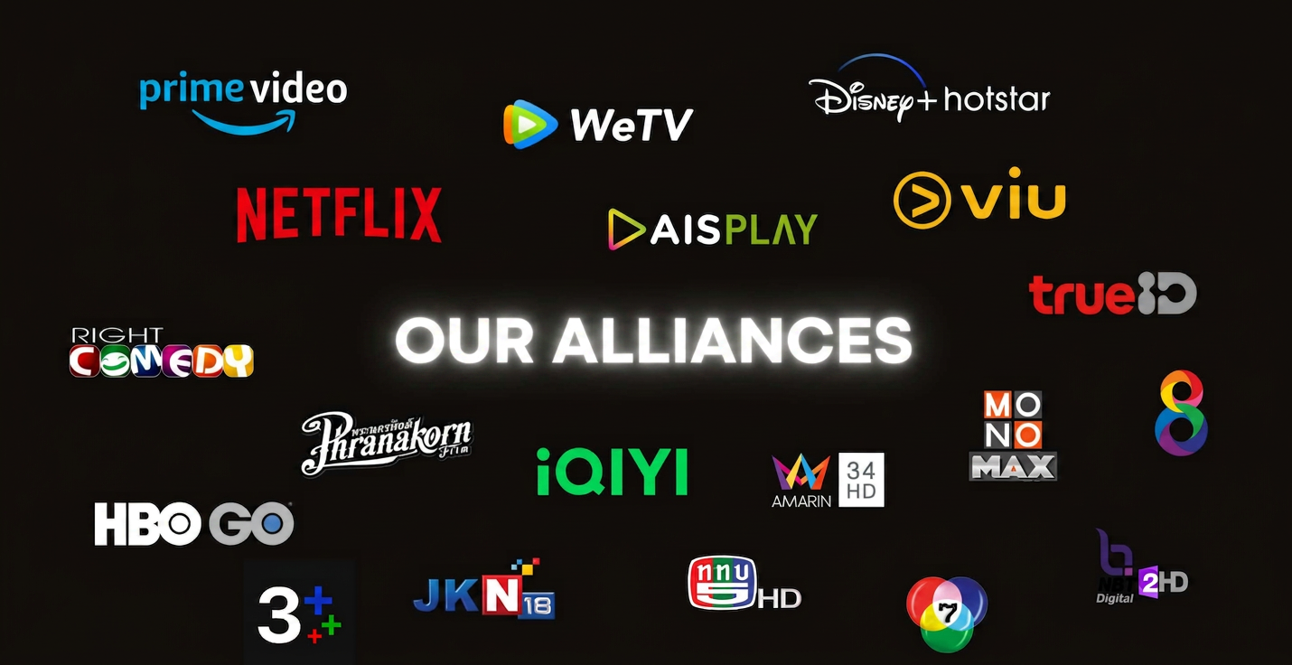 Partner networks: streaming platforms, broadcasters and studios across Asia